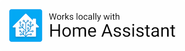 Works via local with Home assistant